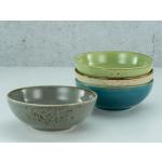 Blaue CreaTable Nature Collection Schalen & Schüsseln aus Keramik 4 Teile 
