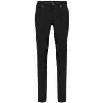 Schwarze HUGO BOSS BOSS Slim Jeans aus Elastan für Herren Größe XXL Weite 30, Länge 32 