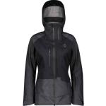 Schwarze Wasserdichte Atmungsaktive Scott Damensportjacken & Damentrainingsjacken aus Polyester Größe L 