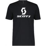 Schwarze Kurzärmelige Scott Herrenradtrikots aus Baumwolle Größe XL 