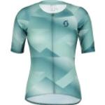 Reduzierte Mintgrüne Kurzärmelige Scott Sportshirts aus Elastan Größe XL 