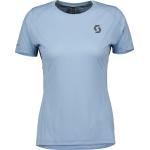 Reduzierte Blaue Kurzärmelige Scott Damenlaufshirts aus Polyester Größe L 
