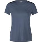 Blaue Kurzärmelige Atmungsaktive Scott Damensportshirts Größe S 
