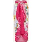 Fuchsiafarbene Print Seafolly Pareos aus Baumwolle für Damen Einheitsgröße 