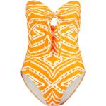 Orange Seafolly Bandeau Badeanzüge Orangen aus Elastan für Damen Größe S 