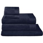 Blaue Moderne Seahorse Handtuch Sets 70x140 5 Teile 