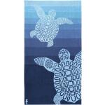 Blaue Seahorse Strandtücher & Strandlaken Schildkröten aus Baumwolle trocknergeeignet 100x180 1 Teil 