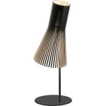 Schwarze Skandinavische Designerlampen & Designerleuchten aus Holz 