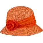 Orange SEEBERGER Sommerhüte Orangen aus Stroh für Damen Einheitsgröße 