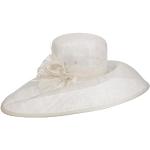 Weiße SEEBERGER Sommerhüte aus Stroh für Damen Einheitsgröße 