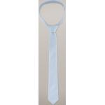 Hellblaue Strellson Schmale Krawatten aus Seide für Herren 