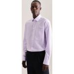Lila Business Langärmelige Seidensticker Nachhaltige Anzughemden & Businesshemden aus Baumwolle für Herren 