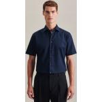 Reduzierte Blaue Business Kurzärmelige Seidensticker Nachhaltige Anzughemden & Businesshemden aus Baumwolle für Herren 