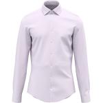 Lila Business Langärmelige Seidensticker Nachhaltige Anzughemden & Businesshemden aus Baumwolle für Herren 