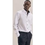 Reduzierte Weiße Business Langärmelige Seidensticker Nachhaltige Anzughemden & Businesshemden aus Baumwolle für Herren Größe S 