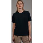 Reduzierte Schwarze Kurzärmelige Seidensticker Schwarze Rose Rundhals-Auschnitt T-Shirts für Damen Größe XL 