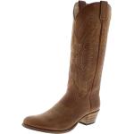 Braune Sendra Boots Cowboystiefel & Westernstiefel aus Veloursleder für Damen Größe 23 
