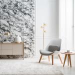 Reduzierte Graue Norrwood Wohnzimmermöbel aus Kunststoff 