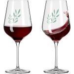 Grüne Mediterrane Ritzenhoff Rotweingläser aus Glas 2 Teile 