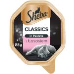 SHEBA® Classics 85g mit Lachs - Katzennassfutter in Pastete