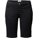 Sheego Bermuda Short Kurze Hose Pants Sommerhose Stretch Damen Plusgröße, Farbe:schwarz, Damengrößen:58