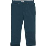 Sheego Capri Hose Jeans Damen Stretch Sommerhose Plusgröße, Farbe:Petrol;Damengrößen:56