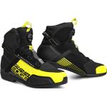 SHIMA Edge Vented Motorrad Schuhe, schwarz-gelb, Größe 44