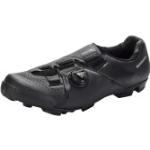 Schwarze Shimano MTB Schuhe aus Gummi atmungsaktiv Größe 47 