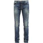SHINE Original Herren (Schmales Bein) Slim Fit Jeans-Rough Blue, Blau (rough Blue Rough Blue 32 ), W34/L34 (Herstellergröße:34)