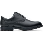 Schwarze Shoes for Crews Herrenhalbschuhe aus Leder Größe 38 