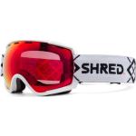 Reduzierte Weiße Shred Snowboardbrillen aus Glas 