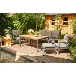 Anthrazite Siena Garden Lounge Sets aus Teakholz 