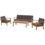 Braune Moderne Siena Garden Lounge Sets aus Holz für 3 Personen 
