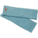Hellblaue Pulswärmer aus Wolle Handwäsche für Damen 