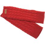 Rote Pulswärmer aus Wolle Handwäsche für Damen 