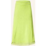 Reduzierte Neongelbe Festliche Röcke aus Elastan für Damen Größe M 