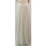 Weiße Maxi Brautkleider & Hochzeitskleider aus Viskose für Damen Größe M zur Hochzeit 