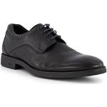 Schwarze Business Sioux Derby Schuhe Schnürung aus Glattleder mit herausnehmbarem Fußbett für Herren 