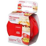 Sistema Microwave Easy Eggs Eierkocher, 270 ml, rot