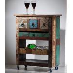 Bunte SIT Möbel Küchenwagen & Küchenrollwagen aus Massivholz 