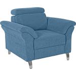 Blaue Sit & More Wohnzimmermöbel aus Holz mit verstellbarer Rückenlehne 