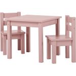 Pinke hoppekids Kindersitzgruppen aus Holz 3 Teile 