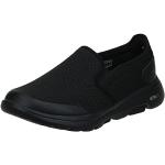 Skechers Herren GO Walk 5 APPRIZE Sneaker, Black Textile/Synthetic/Black Trim, 45.5 EU