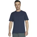 Dunkelblaue Skechers T-Shirts aus Polyester für Herren 
