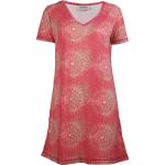 Reduzierte Korallefarbene Sommerkleider aus Elastan für Damen Größe XL 