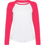 Graue Melierte Langärmelige SF Baseball-Shirts aus Baumwolle maschinenwaschbar für Damen Größe XS 