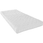 Weiße Sleeptex Rollmatratzen aus Polyester 80x200 cm mit Härtegrad 2 