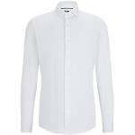 Weiße HUGO BOSS BOSS Slim Fit Hemden aus Baumwolle für Herren 