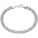 Silberne Smart Jewel Königsketten Armbänder aus Silber für Damen 