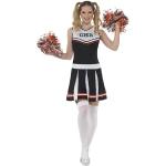 Schwarze Smiffys Meme / Theme Halloween Cheerleader Kostüme Größe S 